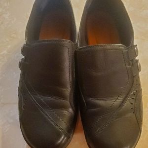 Rockport Daisies black leather, excellent used con